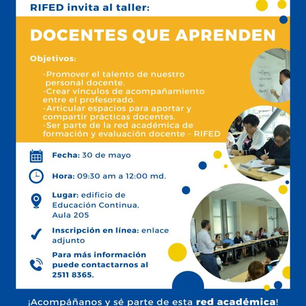 Taller RIFED: Docentes que Aprenden